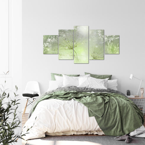 Wandbilder Wohnzimmer XXL Pusteblume Moderne Bild Gräser